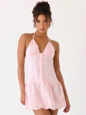 New Peppermayo Halter Mini Dress